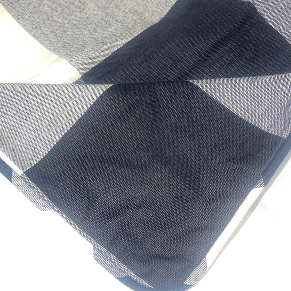 Custom made Black/white 100%cotton plaid Queen size duvet cover. Made In USA - Picture 7 of 7